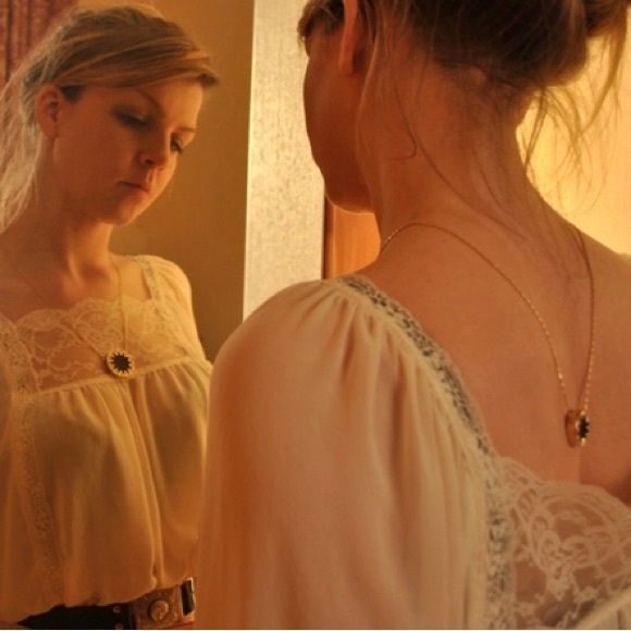 House of Harlow 1960 Double Sunburst Necklace, 26" - Picture 4 of 9